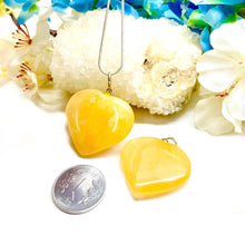 Load image into Gallery viewer, Yellow Aventurine Heart Necklace