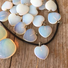 Load image into Gallery viewer, Opalite Heart Necklace
