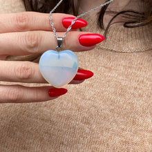 Load image into Gallery viewer, Opalite Heart Necklace