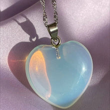Load image into Gallery viewer, Opalite Heart Necklace