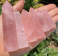 Load image into Gallery viewer, ROSE QUARTZ POINT LOVE • RELATIONSHIPS • ATTRACTION