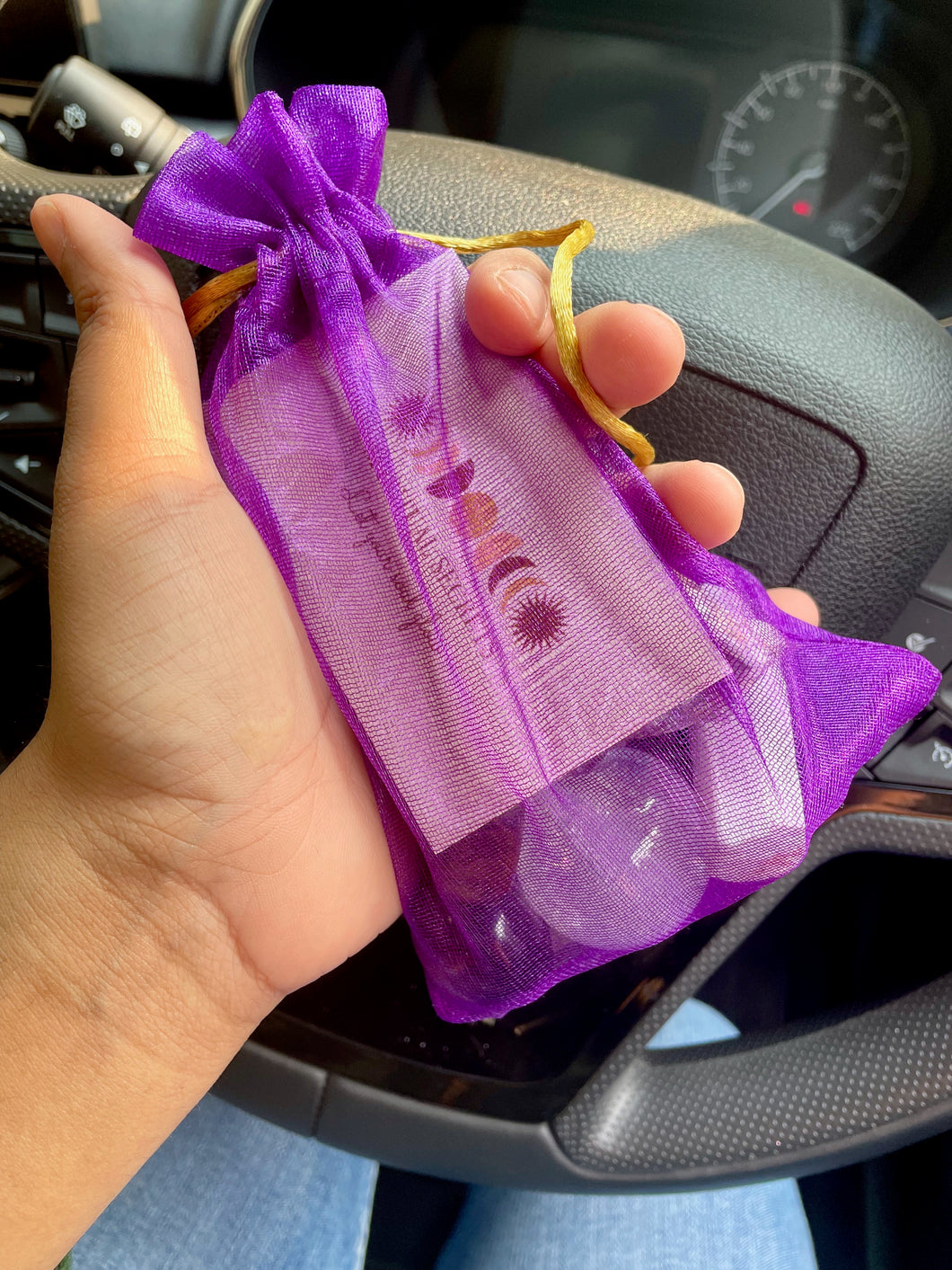 Car Protection Crystal Pouch