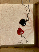 Load image into Gallery viewer, Halloween set of two hearts
