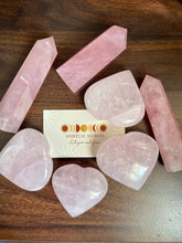 Load image into Gallery viewer, Rose Quartz Heart Shaped Heart Stone