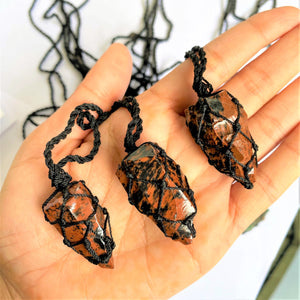 Mix Crystal Wire Wrapped Necklace
