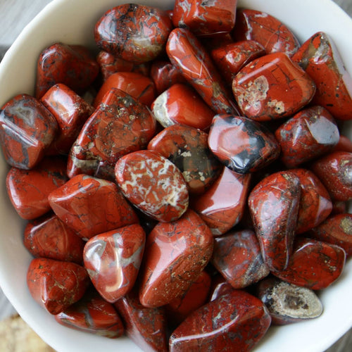 Red Jasper - stone of vibrancy and endurance.